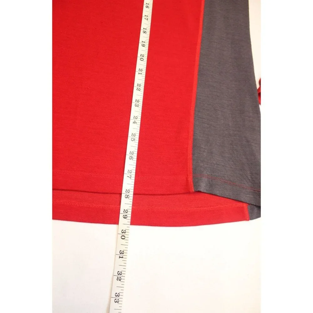 The North Face men's VaporWick wool‎ blend 1/4 zip pullover sweatshirt L